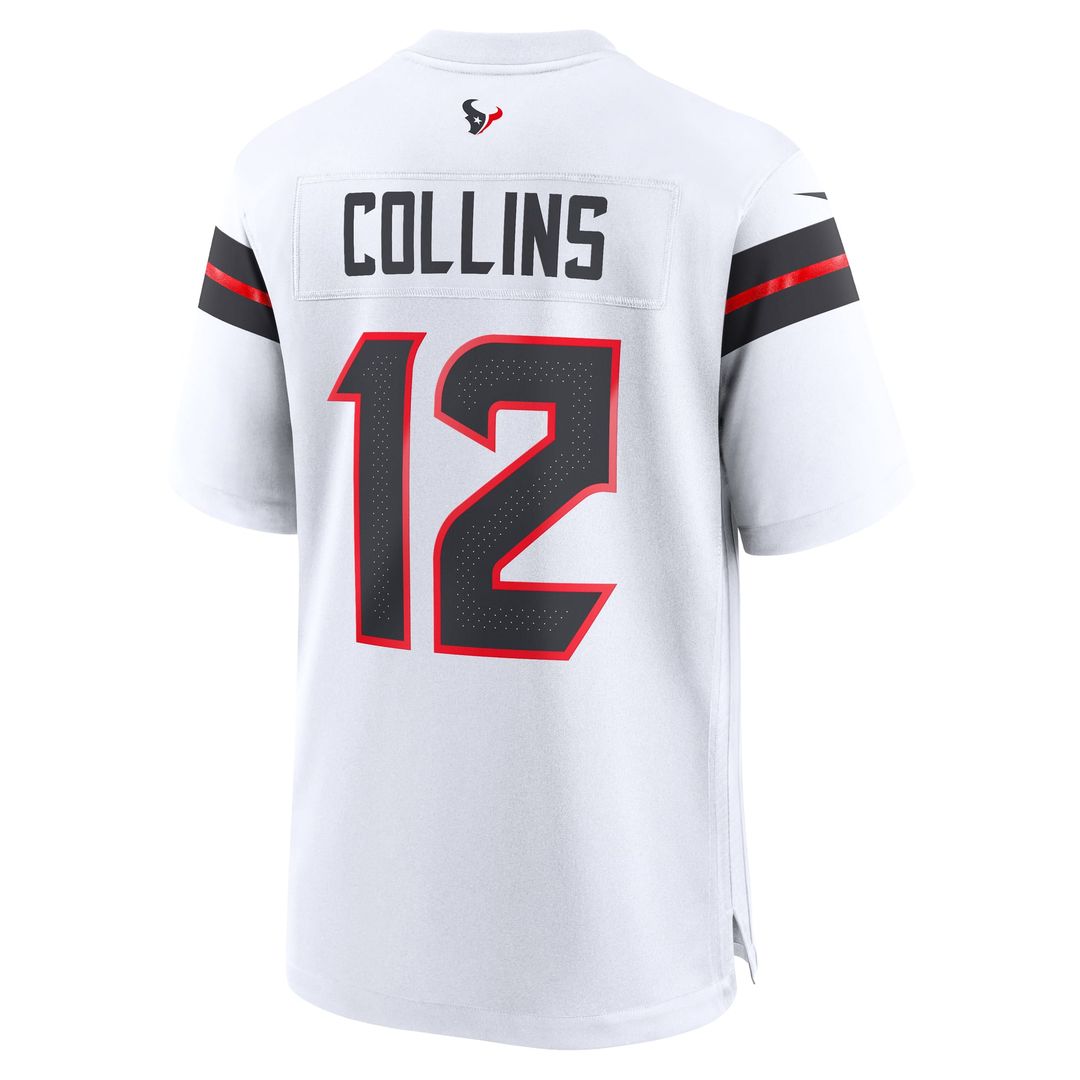 Houston Texans Nico Collins Nike Navy Game Jersey