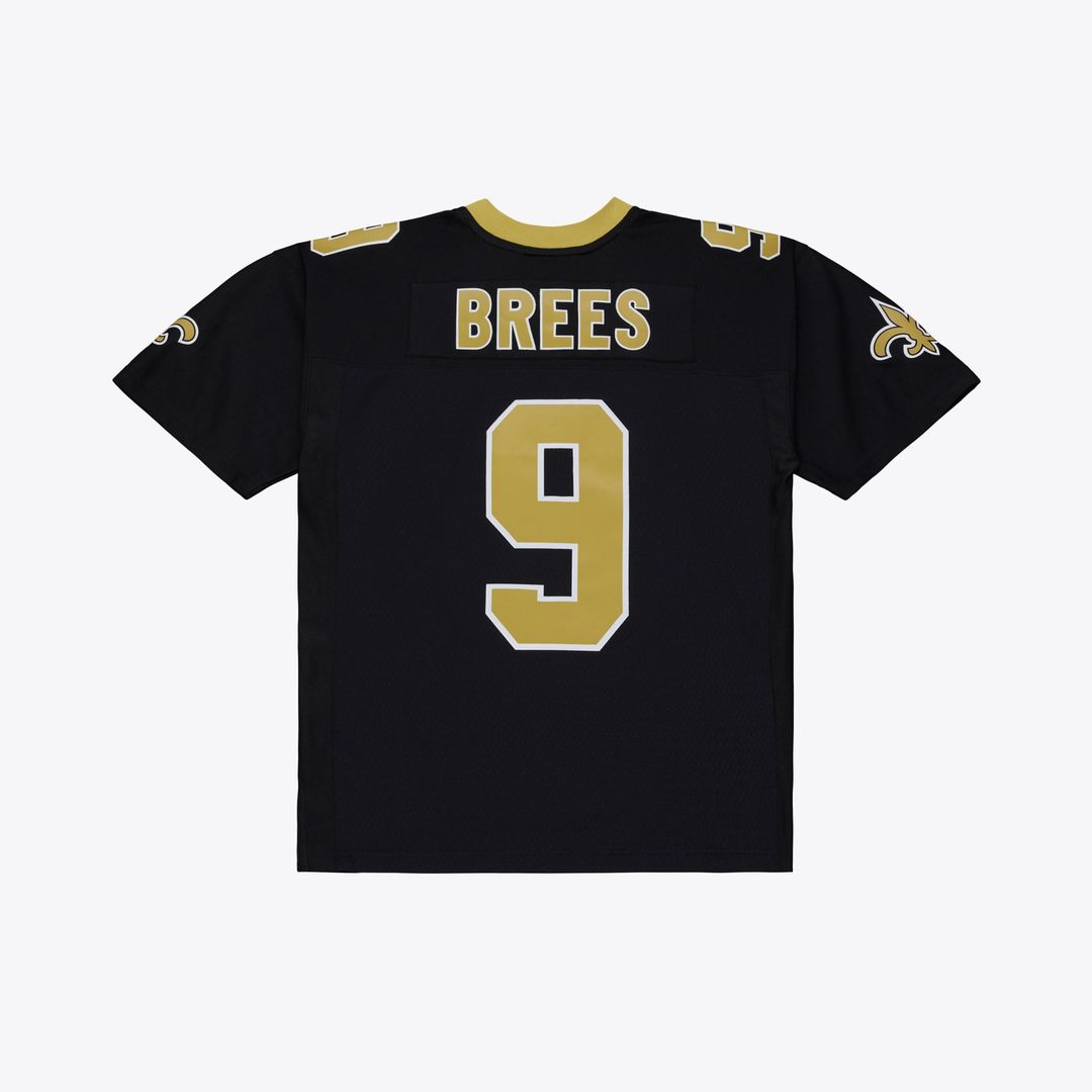 New Orleans Saints Drew Brees Mitchell & Ness Black Big & Tall 2009 Legacy Retired Player Jersey