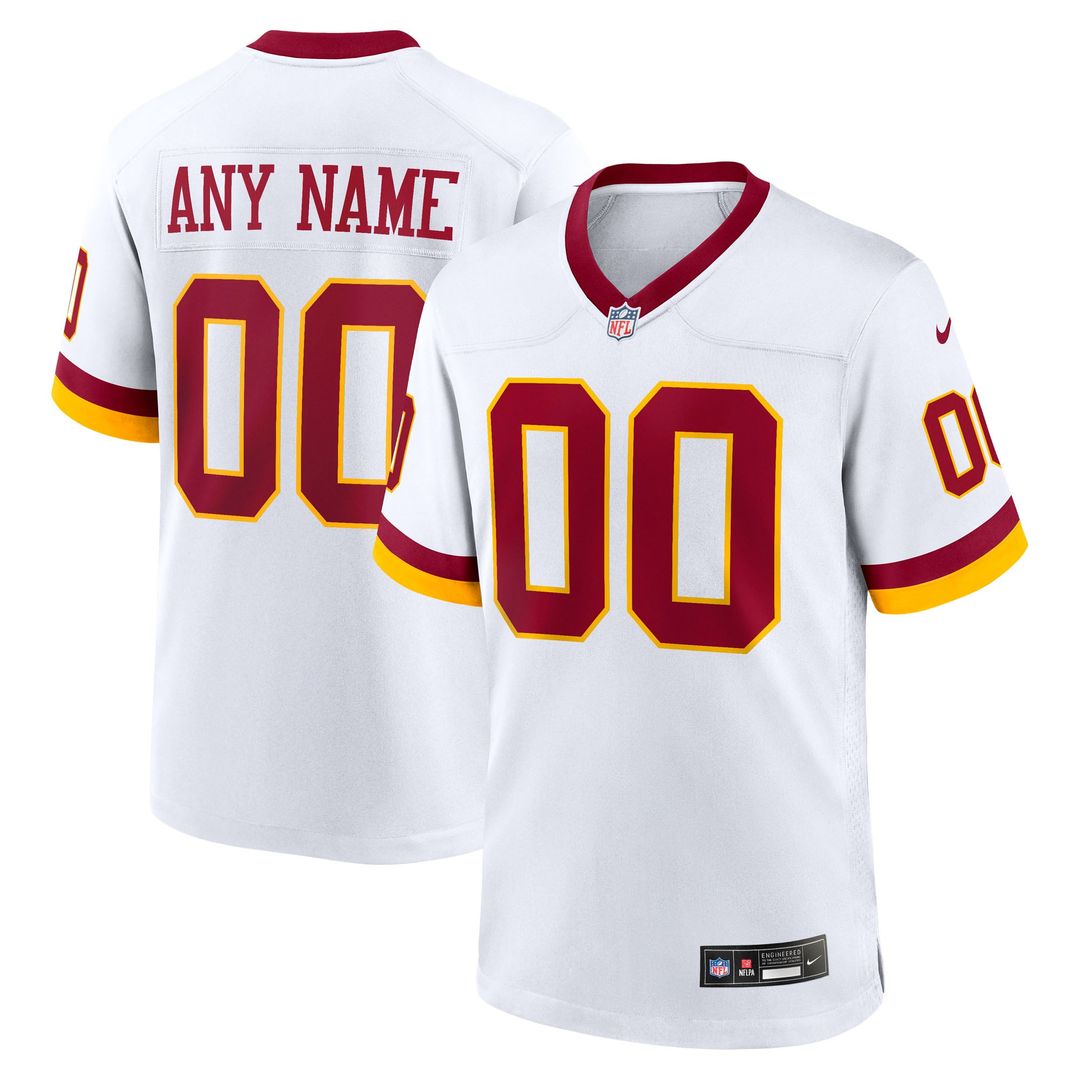 Washington Commanders Nike Burgundy Custom Game Jersey