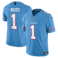 Tennessee Titans Cameron Ward Nike Light Blue Team Vapor F.U.S.E. Stitched Limited Jersey