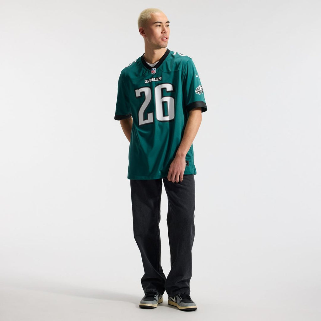 Philadelphia Eagles Saquon Barkley Nike Kelly Green Alternate Game Jersey