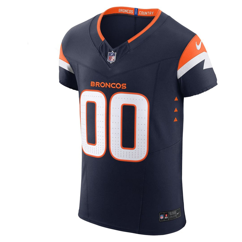 Denver Broncos Nike Orange Team Vapor F.U.S.E. Elite Custom Jersey