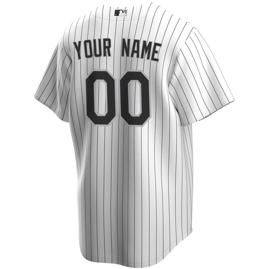 Chicago White Sox Nike White Home Replica Custom Jersey