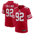 San Francisco 49ers Alfred Collins Nike Scarlet Team Game Jersey
