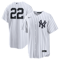 New York Yankees Ben Rice Nike White Home Replica Jersey