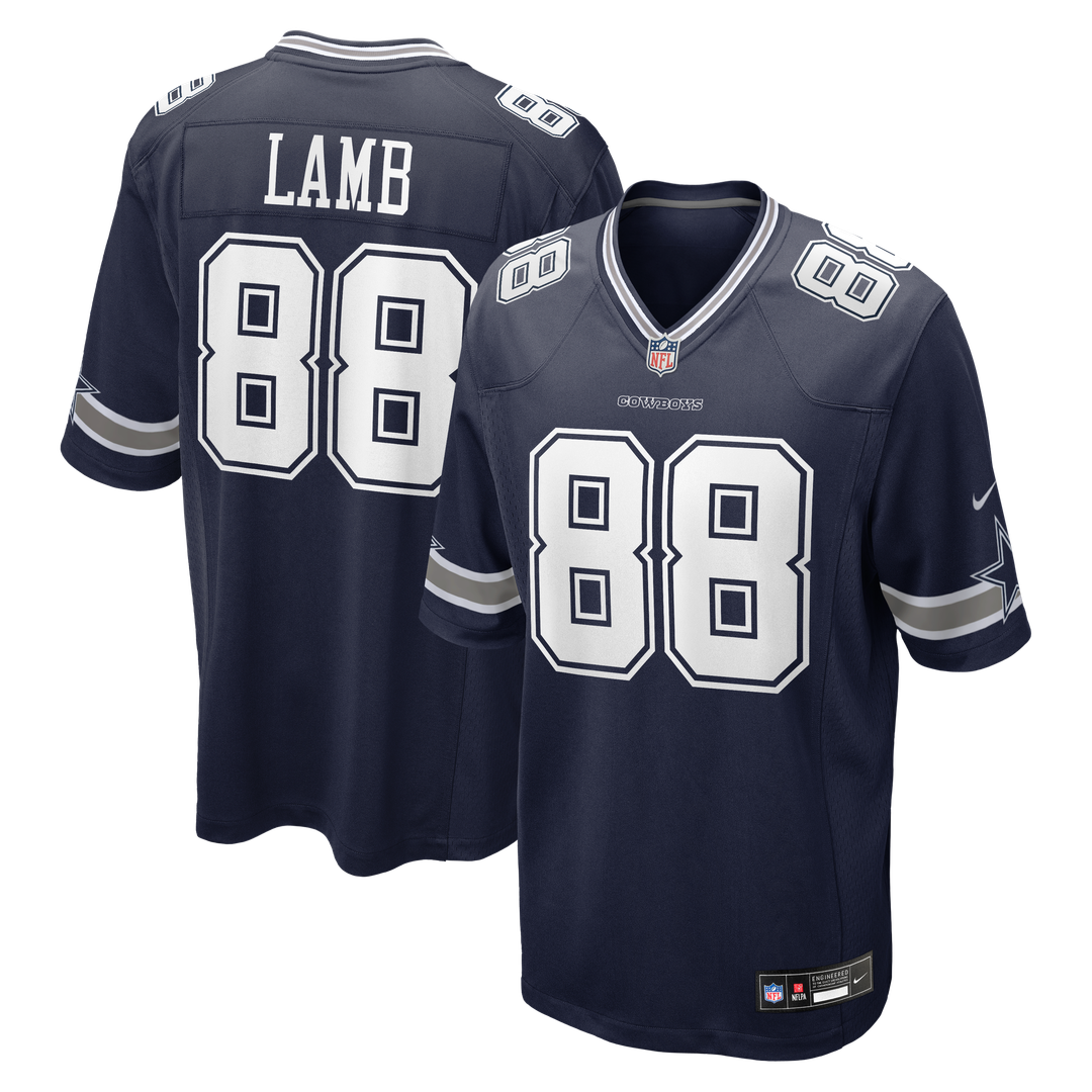 Dallas Cowboys CeeDee Lamb Nike White Game Team Jersey
