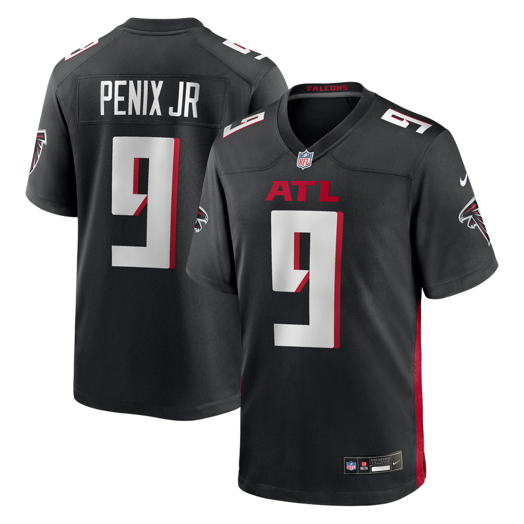 Atlanta Falcons Michael Penix Jr. Nike Black Player Game Jersey