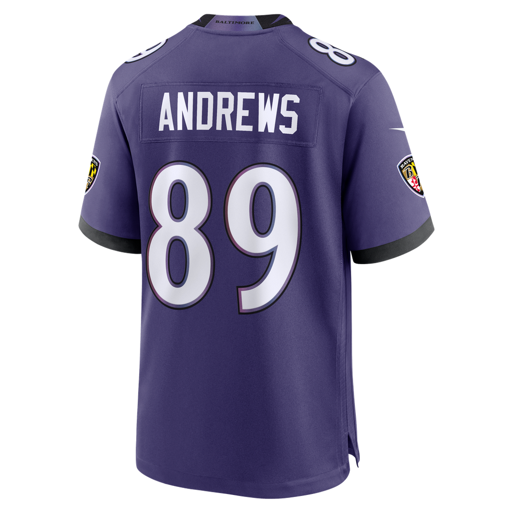 Baltimore Ravens Mark Andrews Nike Purple Team Game Jersey