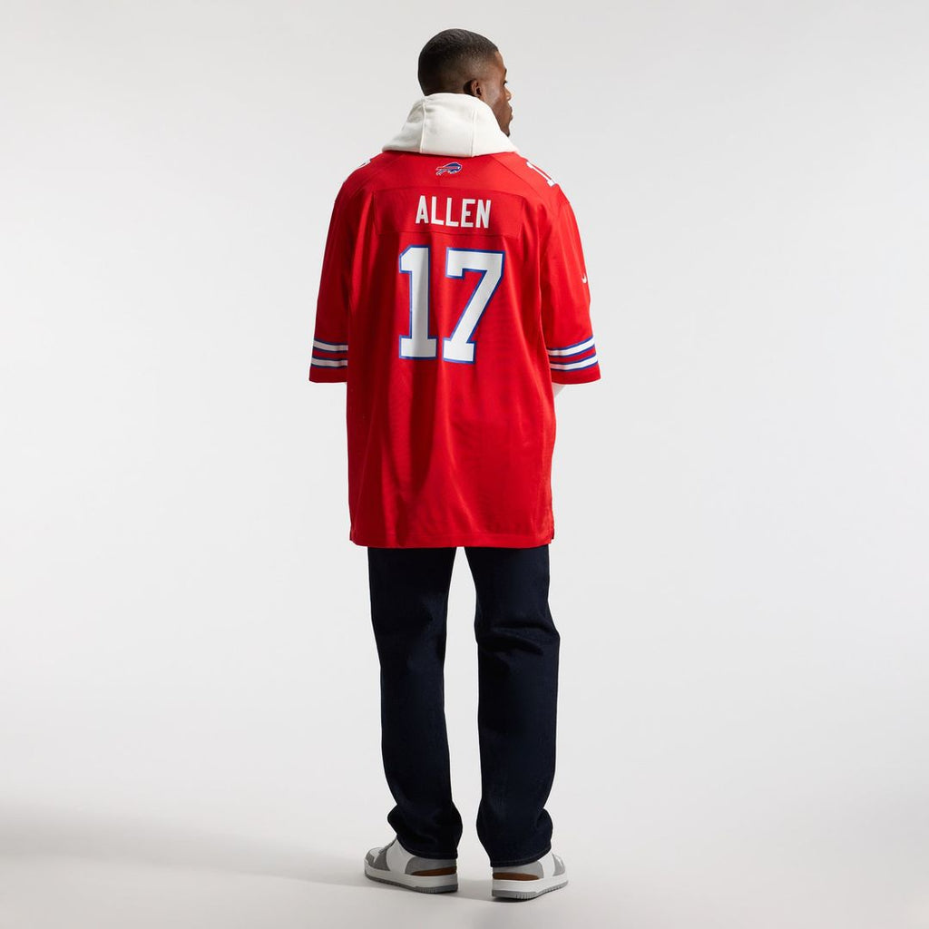 Buffalo Bills Josh Allen Nike Gray Nickel City Game Jersey