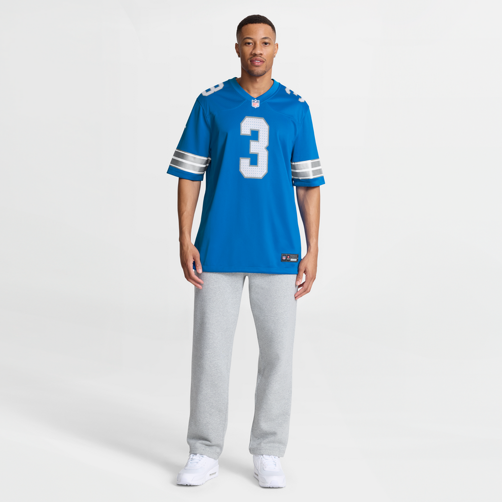 Detroit Lions Jack Fox Nike Blue Team Game Jersey