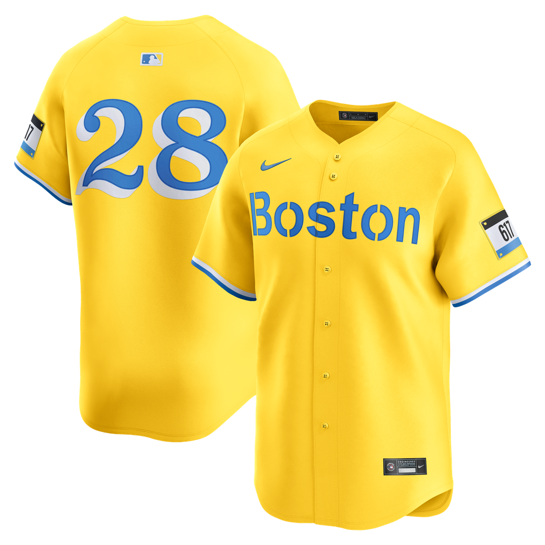 Boston Red Sox Kristian Campbell Nike Gold Alternate Limited Jersey
