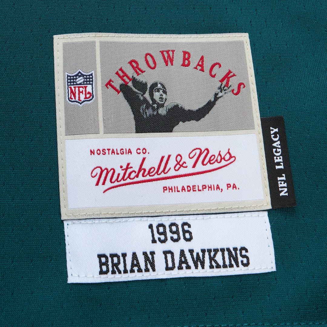 Philadelphia Eagles Brian Dawkins Mitchell & Ness Black Legacy Replica Jersey