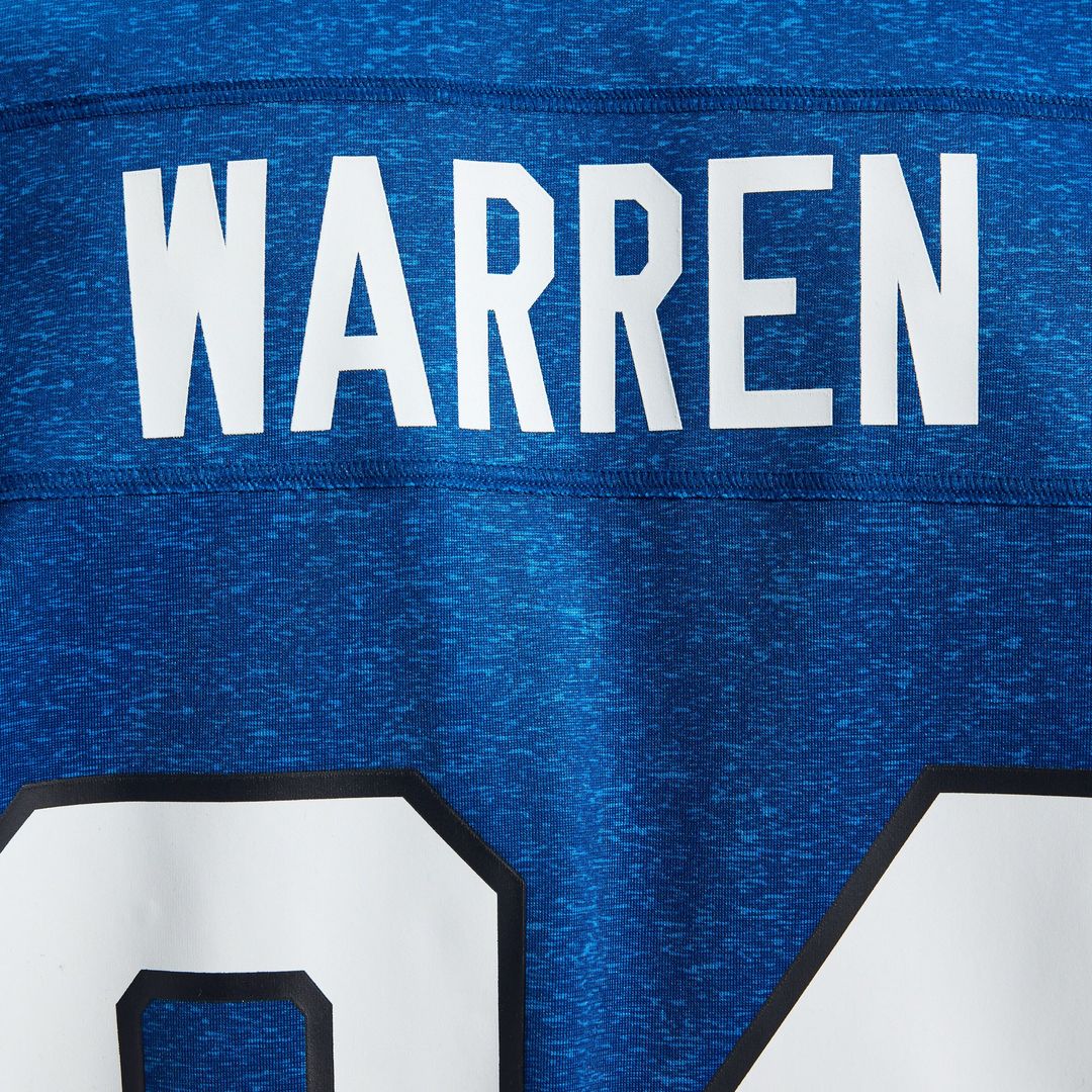 Indianapolis Colts Tyler Warren Nike Heather Royal Alternate 2 Indiana Nights Game Jersey