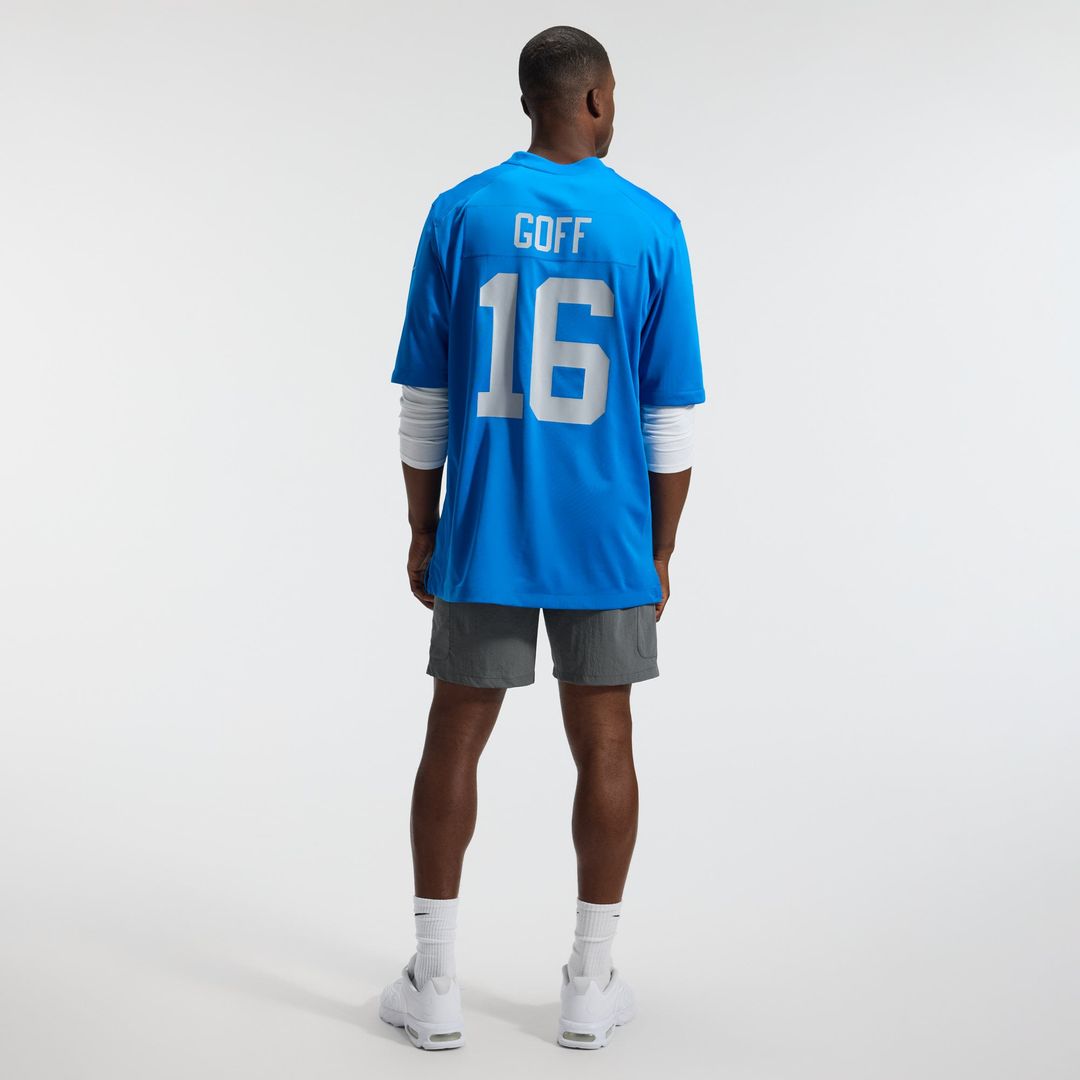 Detroit Lions Jared Goff Nike Blue Alternate Game Jersey