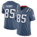 New England Patriots Hunter Henry Nike Blue Rivalries Collection Stitched Limited Jersey