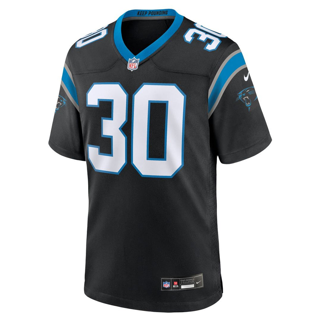 Carolina Panthers Chuba Hubbard Nike Blue Alternate Game Jersey