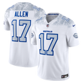 Buffalo Bills Josh Allen Nike White Rivalries Collection Stitched Limited Jersey