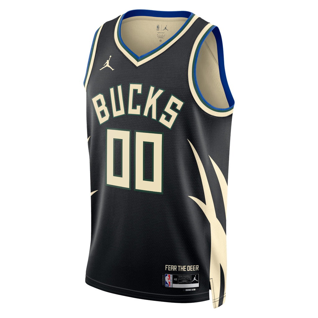Milwaukee Bucks Jordan Statement Swingman Jersey - Custom - Unisex