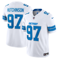 Detroit Lions Aidan Hutchinson Nike White Vapor F.U.S.E. Stitched Limited Jersey