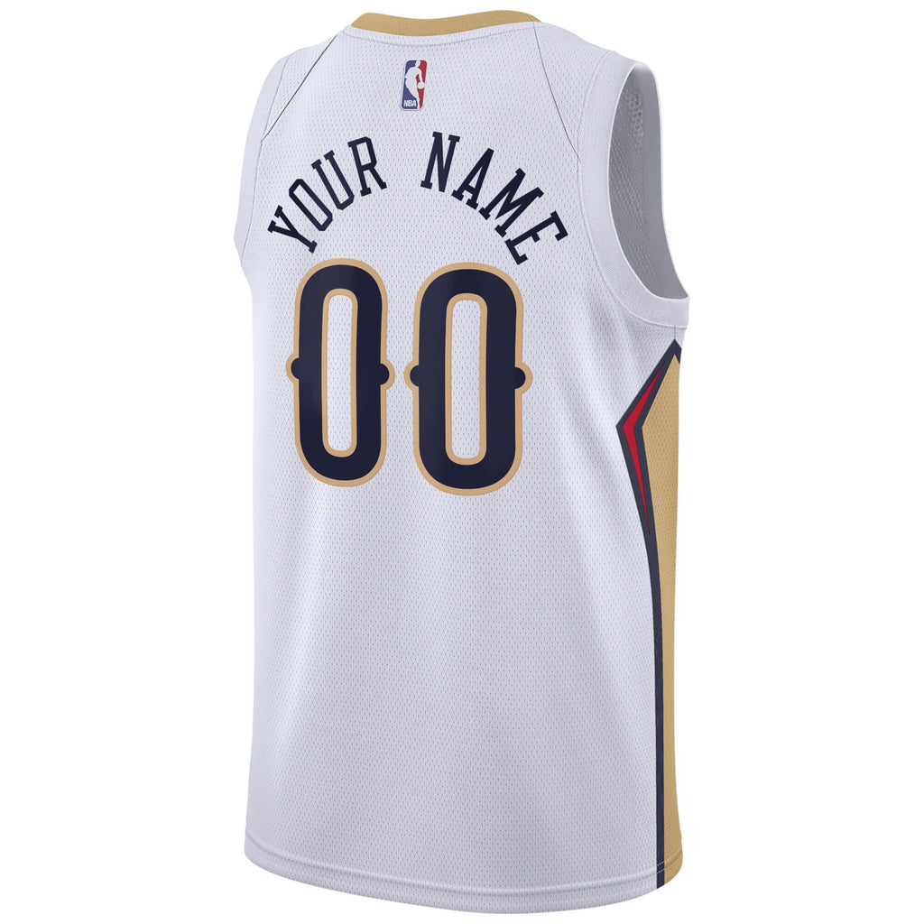 New Orleans Pelicans Nike Association Swingman Jersey - Custom - Unisex