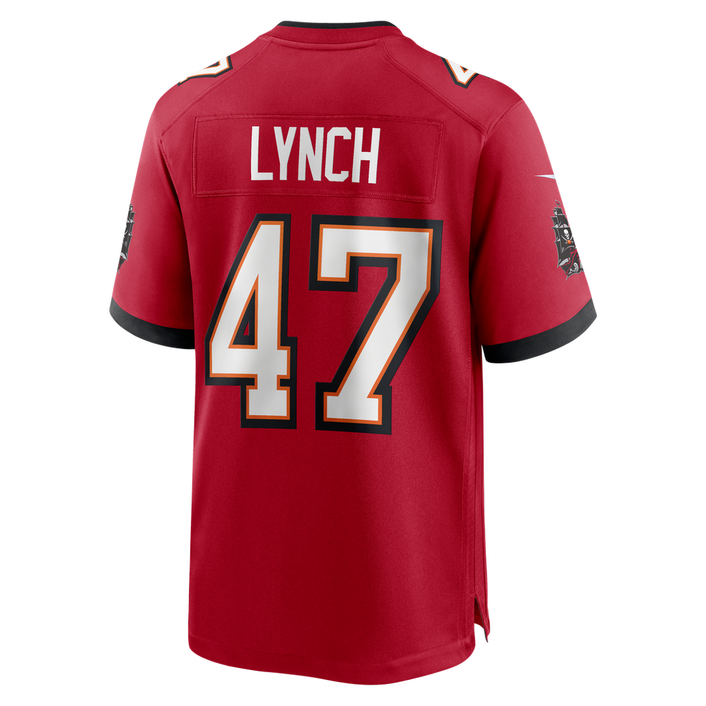 Tampa Bay Buccaneers John Lynch Nike Red Game Retired Player Jersey