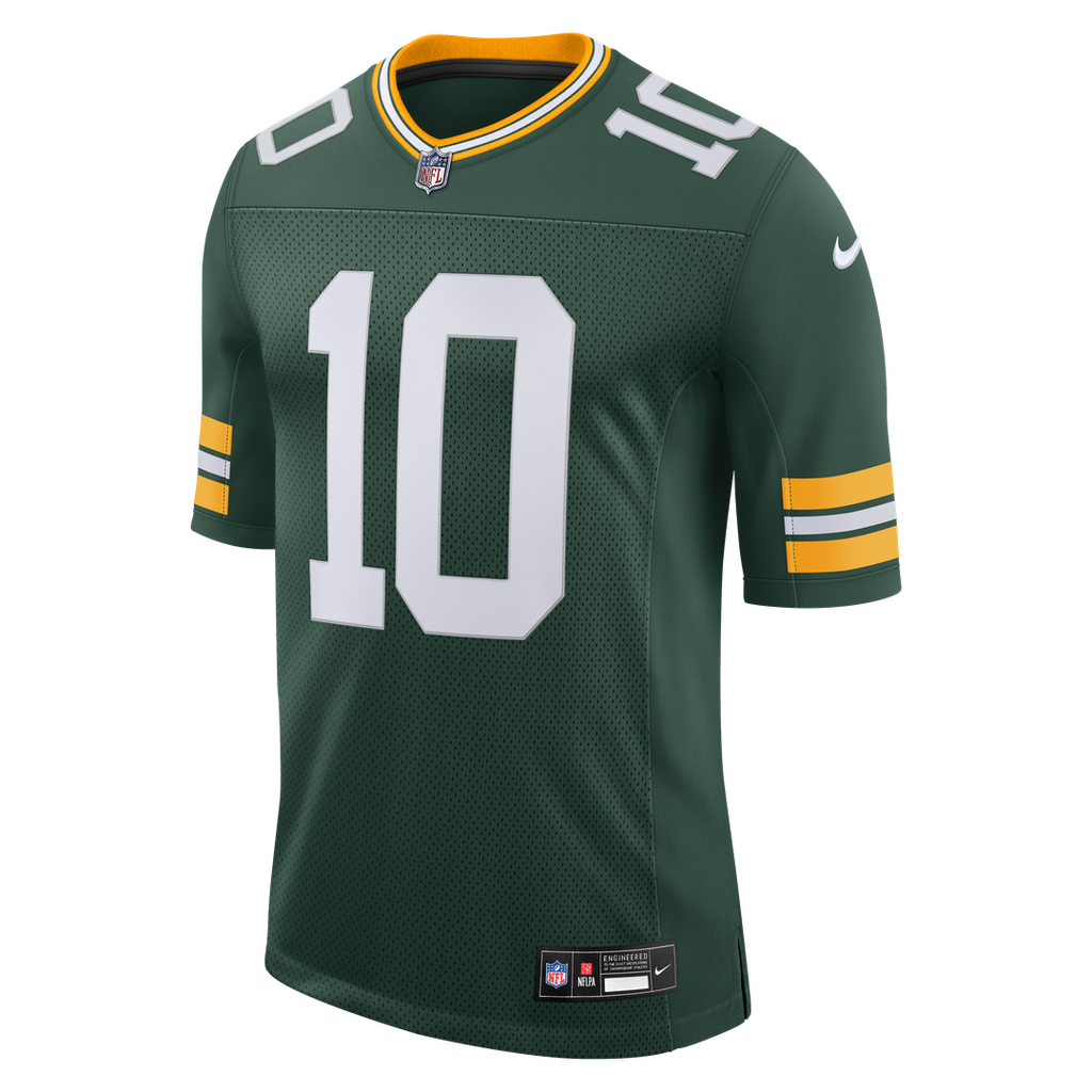 Green Bay Packers Jordan Love Nike Green Vapor Untouchable Stitched Limited Jersey