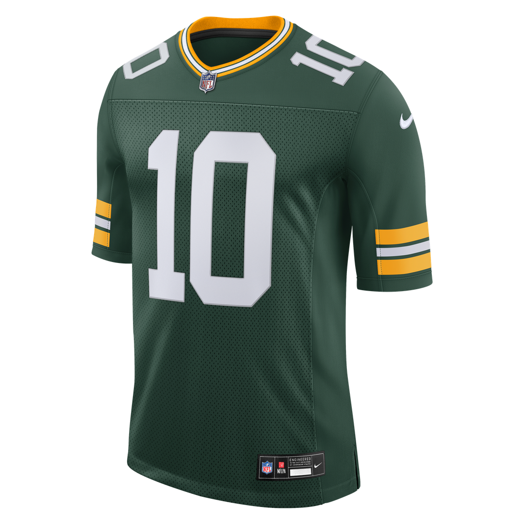 Green Bay Packers Jordan Love Nike Green Vapor Untouchable Stitched Limited Jersey