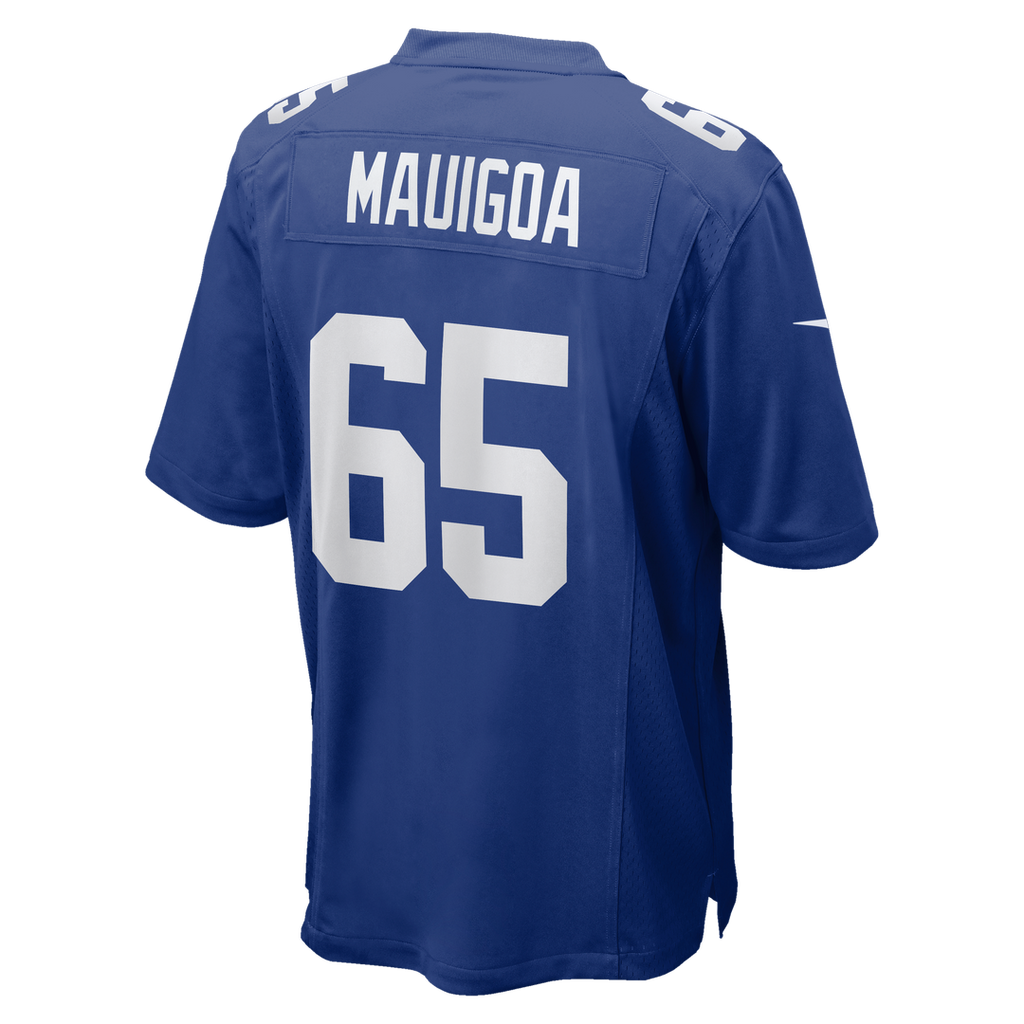 New York Giants Francis Mauigoa Nike Royal Team Game Jersey