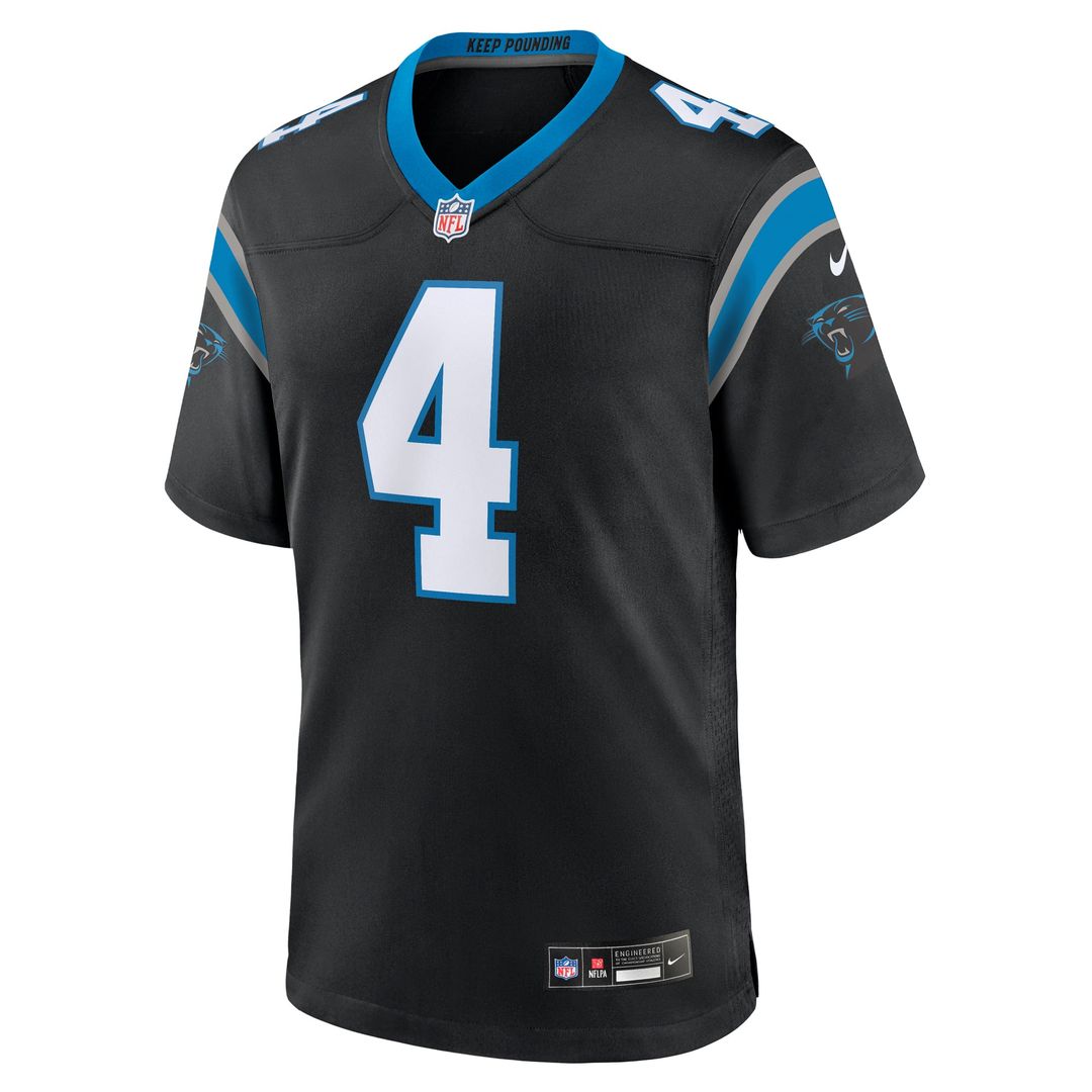 Carolina Panthers Tetairoa McMillan Nike Blue Alternate Game Jersey