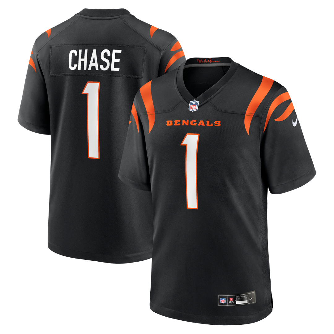 Cincinnati Bengals Ja'Marr Chase Nike Orange Alternate Game Jersey