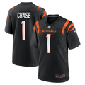 Cincinnati Bengals Ja'Marr Chase Nike Black Game Jersey