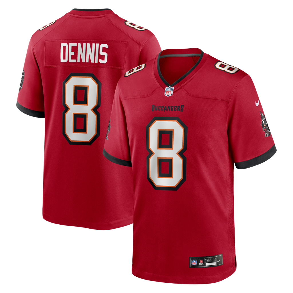 Tampa Bay Buccaneers SirVocea Dennis Nike Red Game Jersey