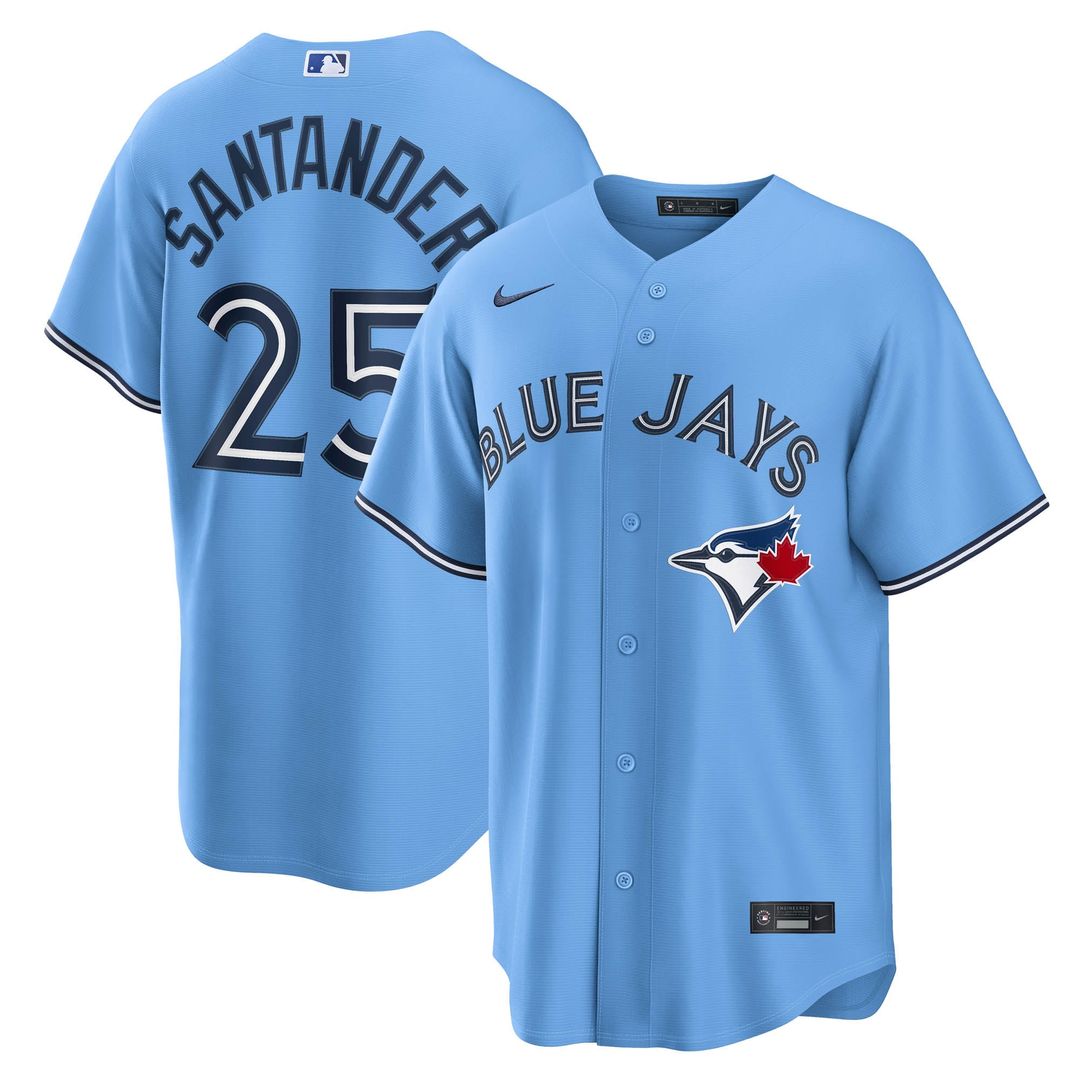 Toronto Blue Jays Anthony Santander Nike Gray Road Replica Jersey