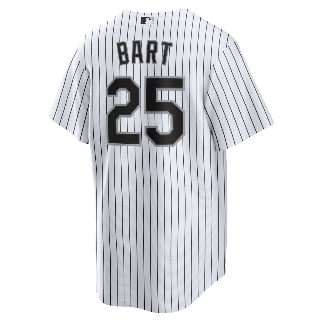 Chicago White Sox Joey Bart Nike White Home Replica Jersey