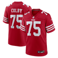 San Francisco 49ers Connor Colby Nike Scarlet Team Game Jersey