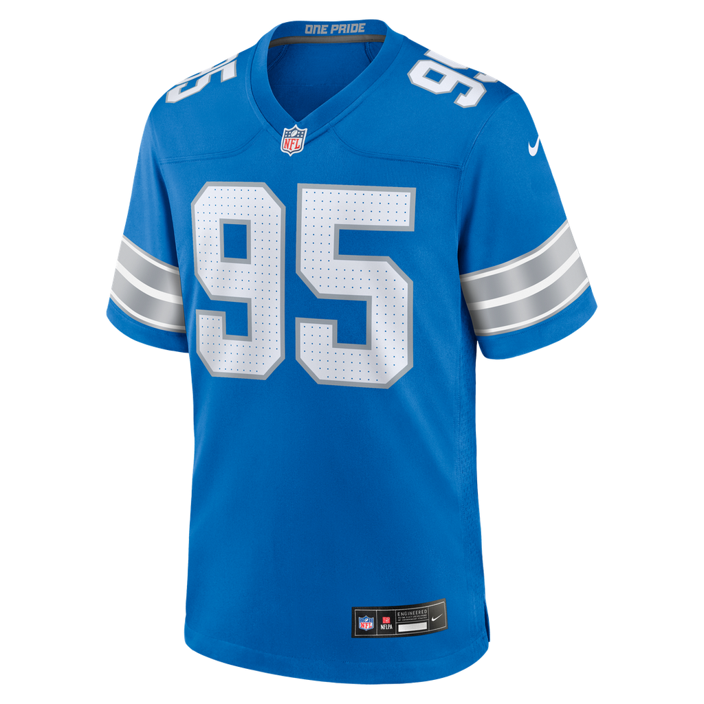 Detroit Lions Mathieu Betts Nike Blue Game Jersey