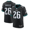 Philadelphia Eagles Saquon Barkley Nike Black Alternate Game Jersey