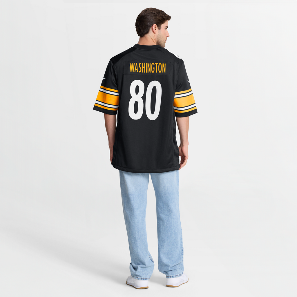 Pittsburgh Steelers Darnell Washington Nike Black Game Jersey