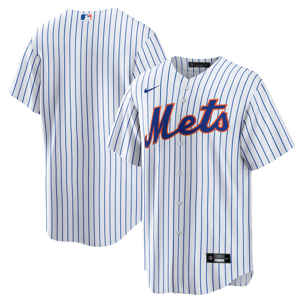 New York Mets Nike White Home Big & Tall Replica Jersey