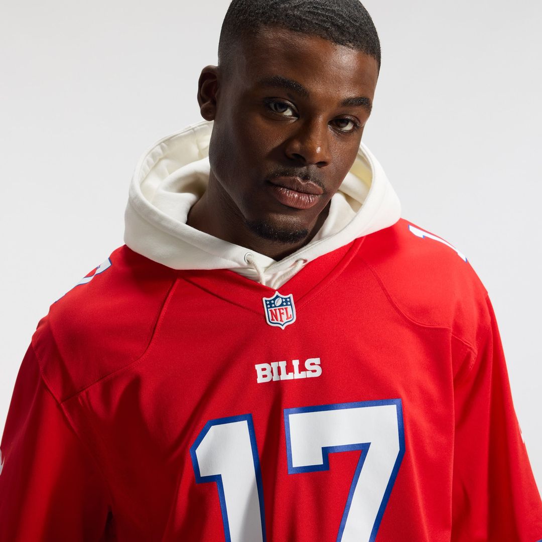 Buffalo Bills Josh Allen Nike Gray Nickel City Game Jersey