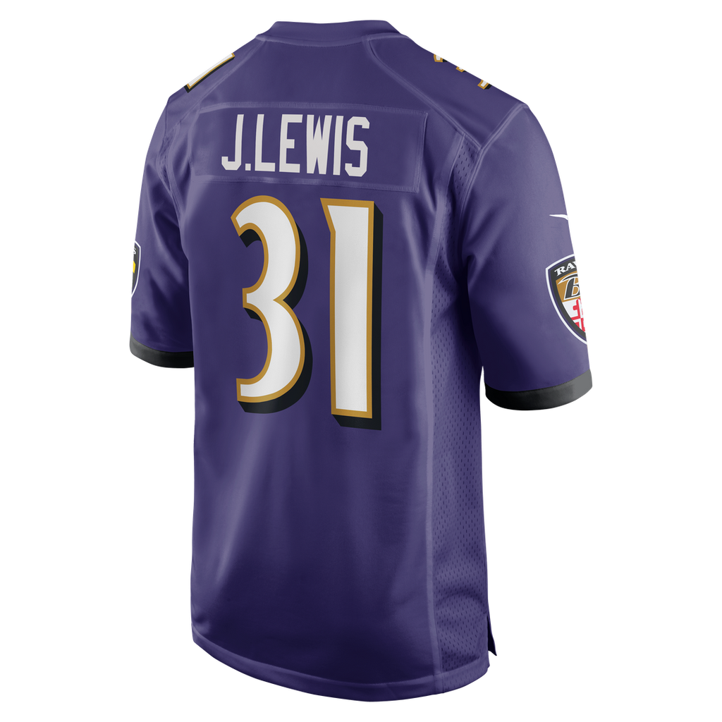 Baltimore Ravens Jamal Lewis Nike Purple Game Retired Player Jersey