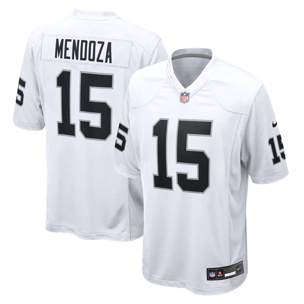 Las Vegas Raiders Fernando Mendoza Nike White Game Player Jersey