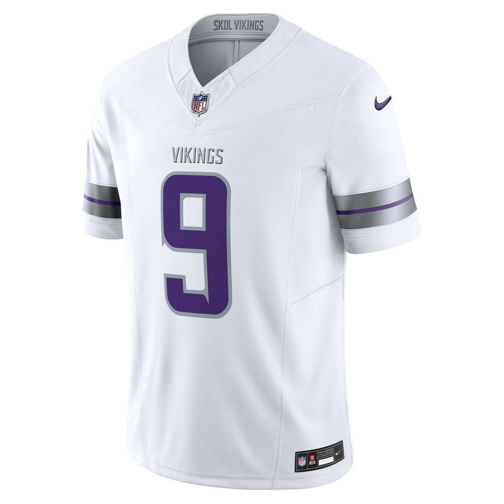 Minnesota Vikings J.J. McCarthy Nike White Vapor F.U.S.E. Limited Jersey