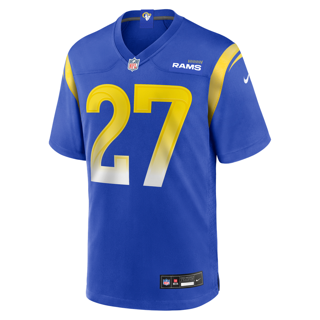 Los Angeles Rams Jarquez Hunter Nike Royal Team Game Jersey