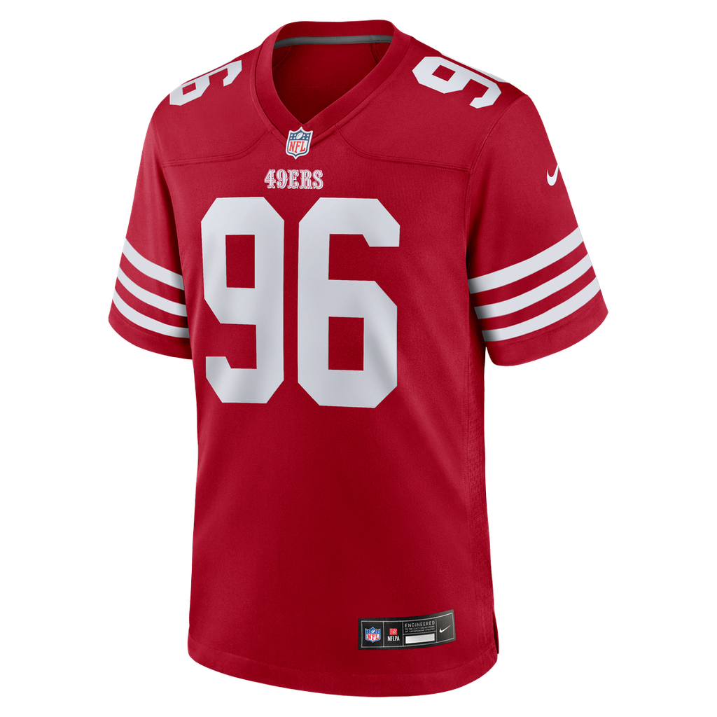 San Francisco 49ers Jordan Jefferson Nike Scarlet Team Game Jersey