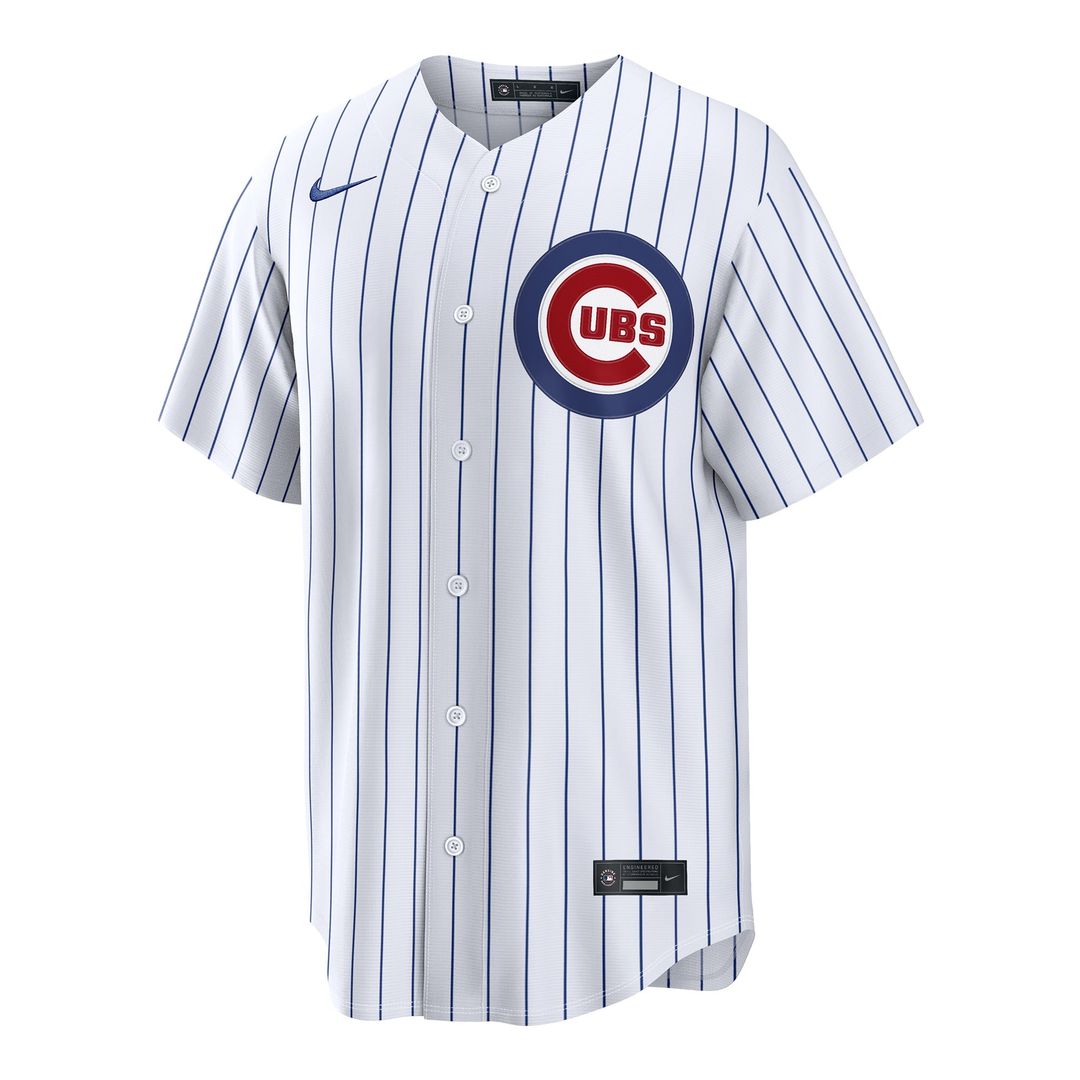 Chicago Cubs Matt Shaw Nike White Home Replica Jersey