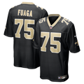 New Orleans Saints Taliese Fuaga Nike Black Player Game Jersey