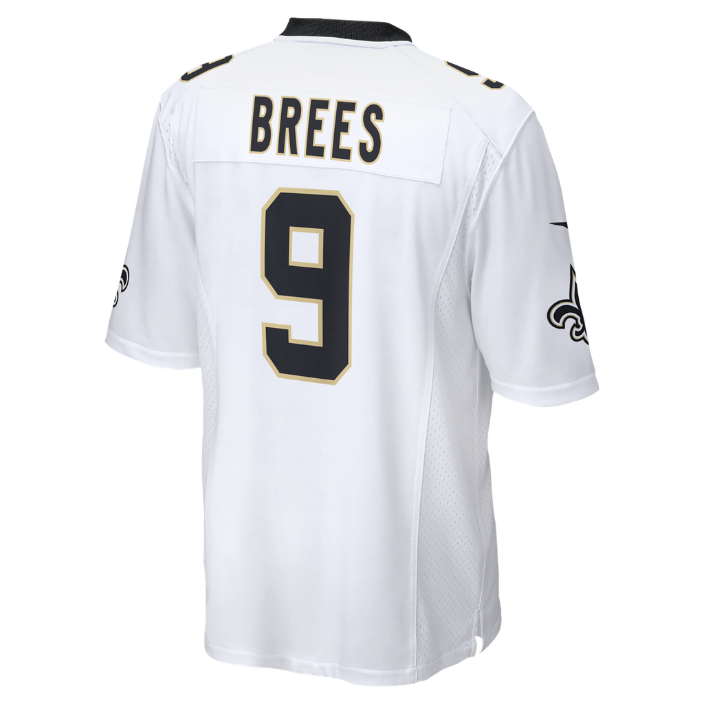 New Orleans Saints Drew Brees Nike Black Team Game Jersey