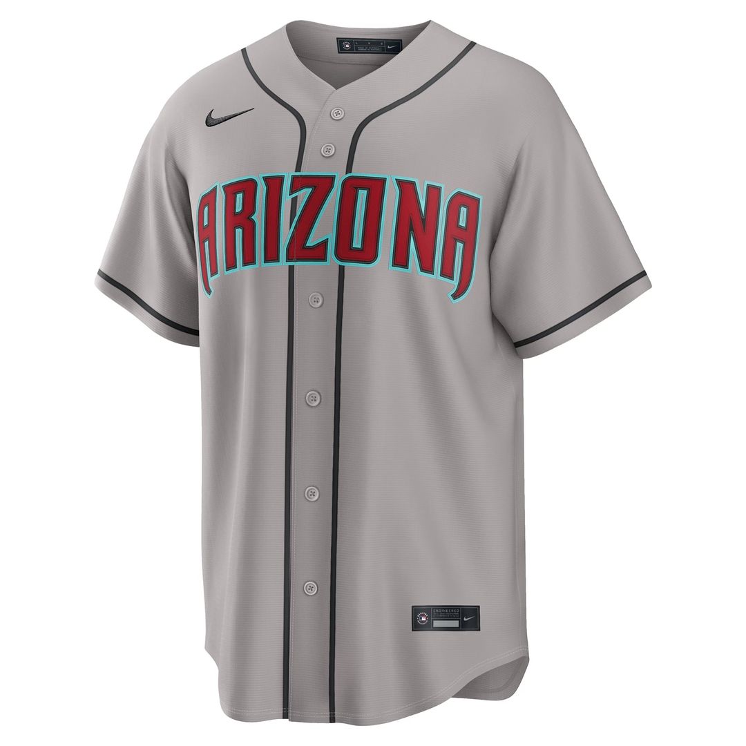 Arizona Diamondbacks Corbin Carroll Nike Gray Road Replica Jersey