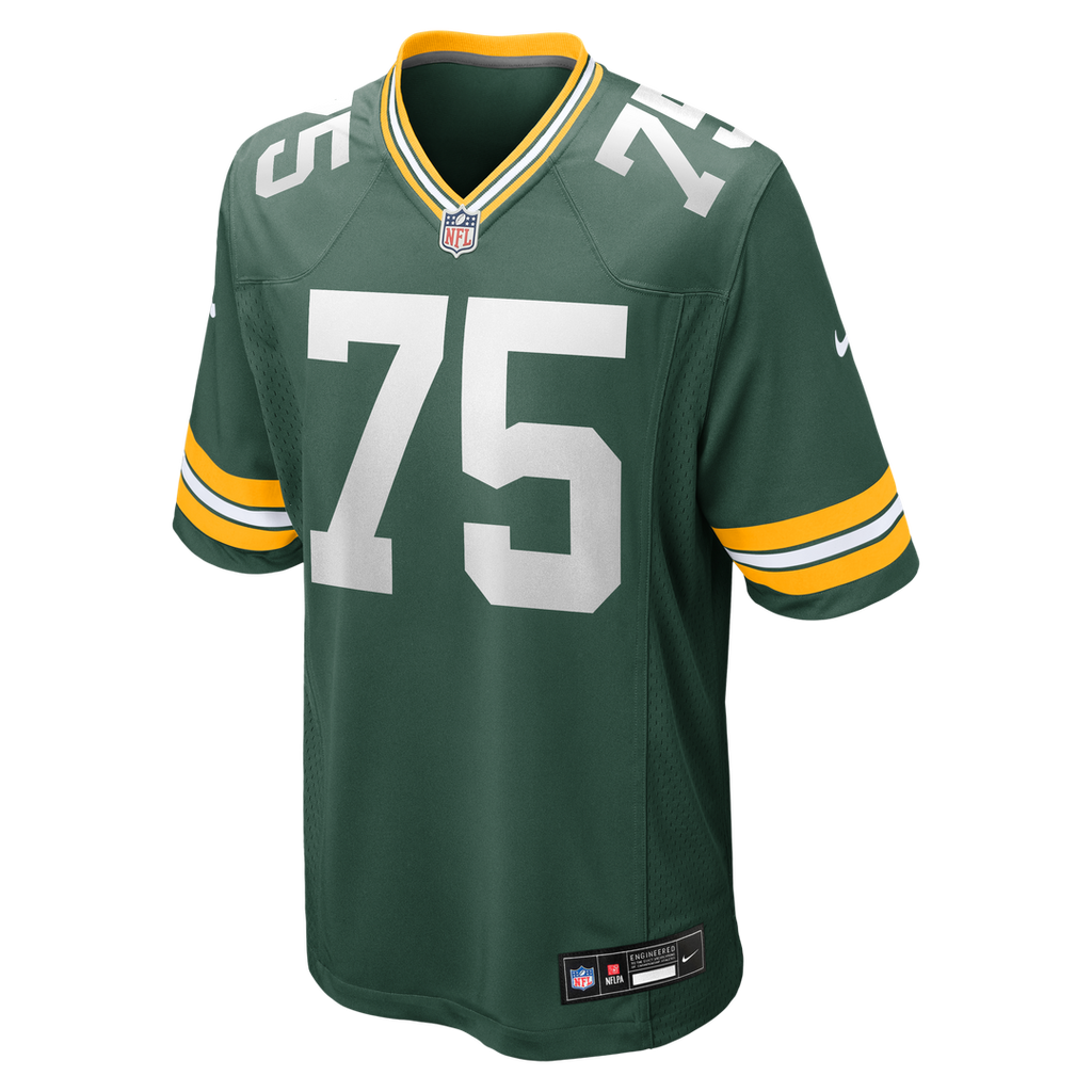 Green Bay Packers Sean Rhyan Nike Green Game Player Jersey